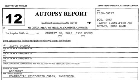 gigi and kobe autopsy|File : Gianna Bryants autopsy report (2020).pdf